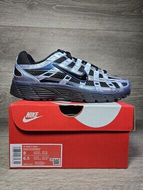 Nike P-6000 Running Shoes Black / Hydrogen Blue IM9013-001 Women's Size 8 New